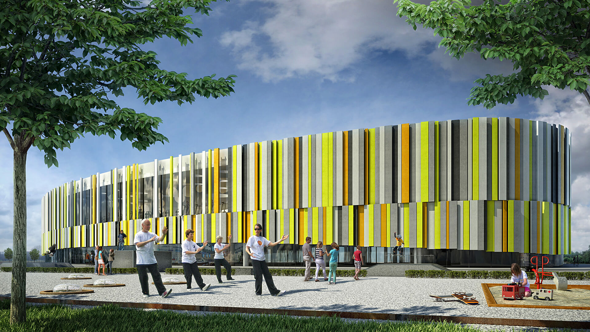 SiloCenter Centrum Sportowo - Rekreacyjne - Projekt Neostudio Architekci